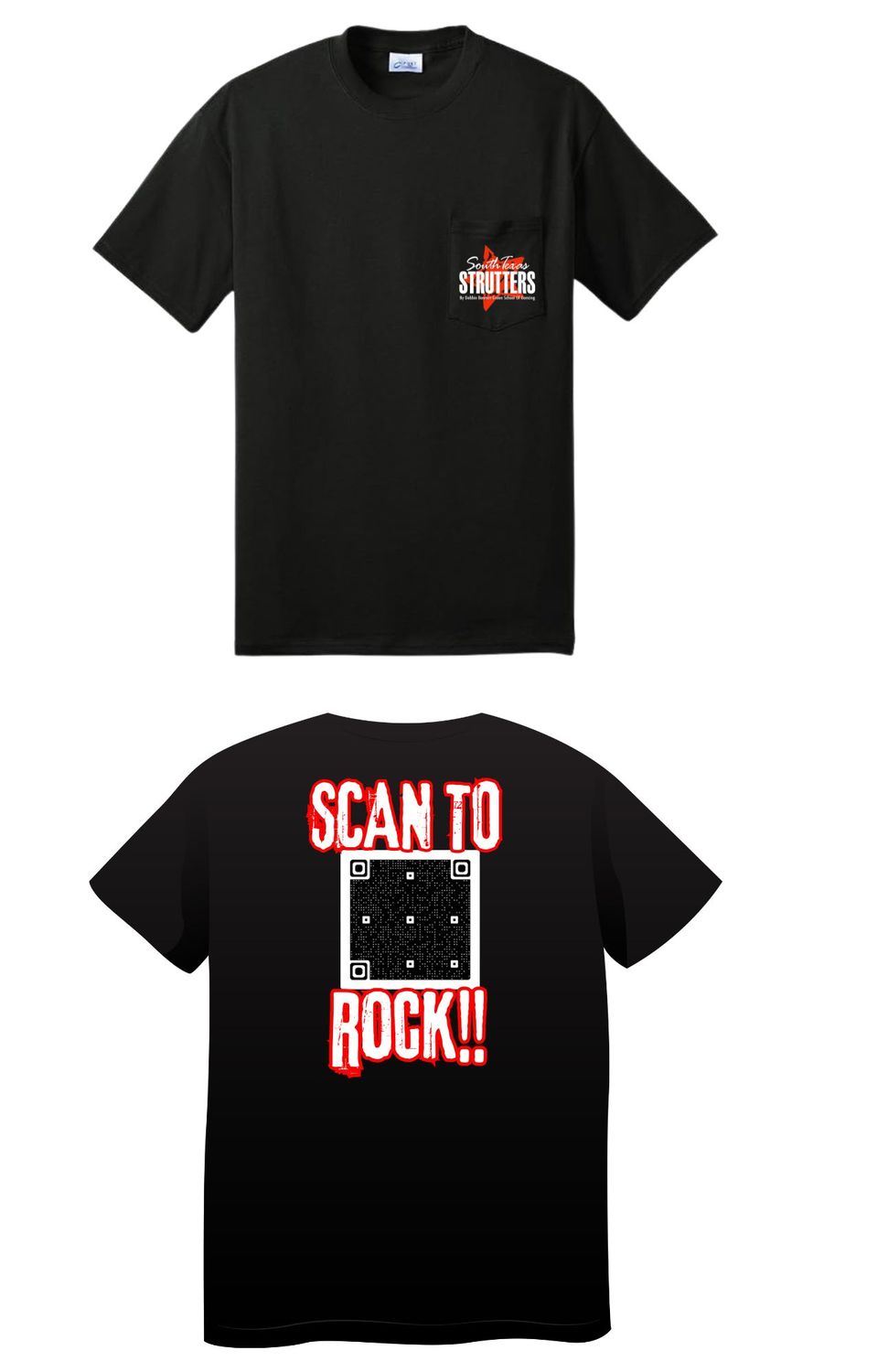 SCAN TO ROCK POCKET TEE