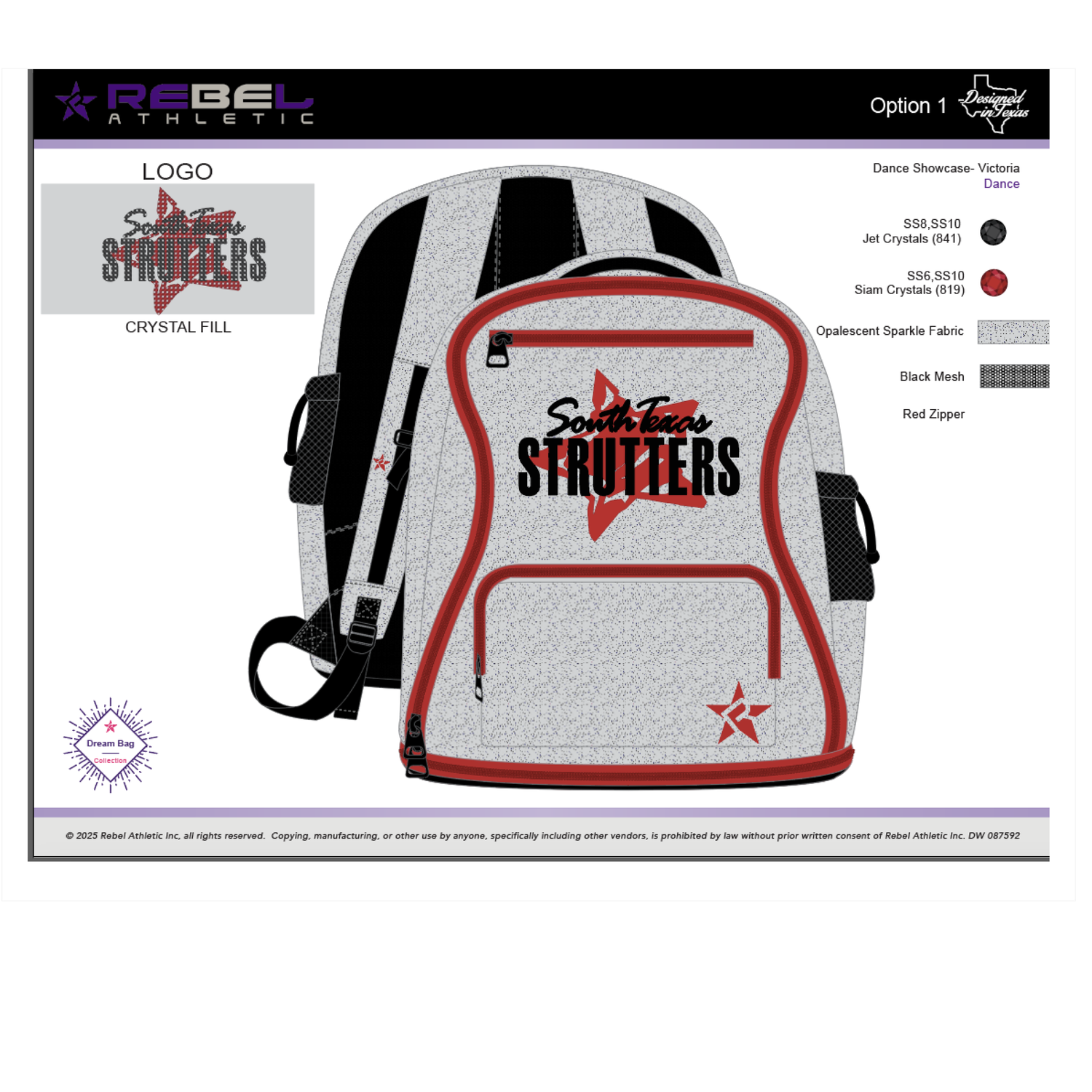SOUTH TEXAS STRUTTERS REBEL BACKPACK