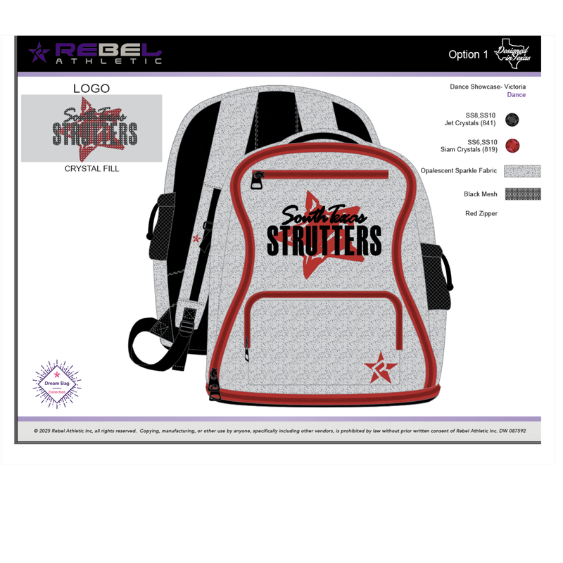 SOUTH TEXAS STRUTTERS REBEL BACKPACK