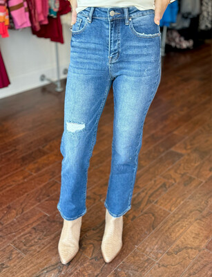 HR(11) Straight Ankle Jeans