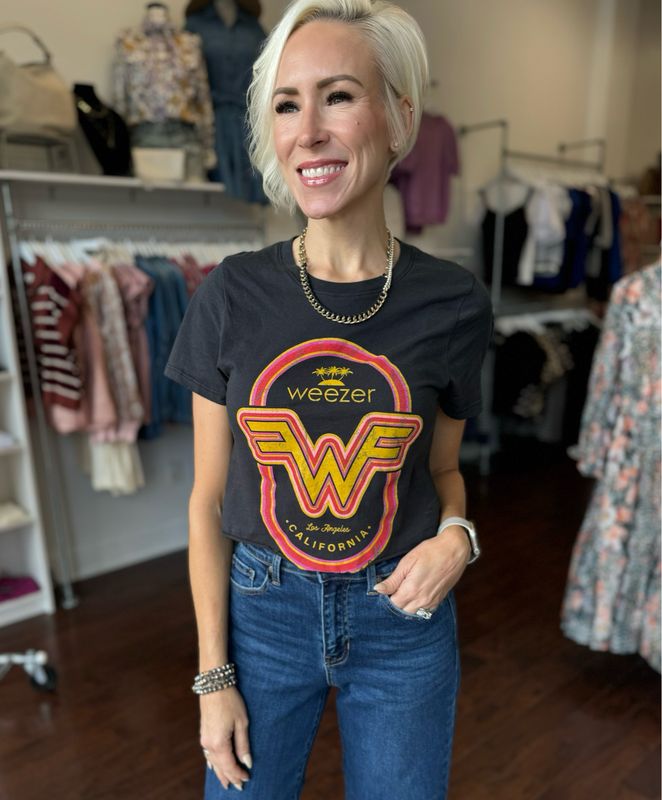 Weezer California Crop Tee
