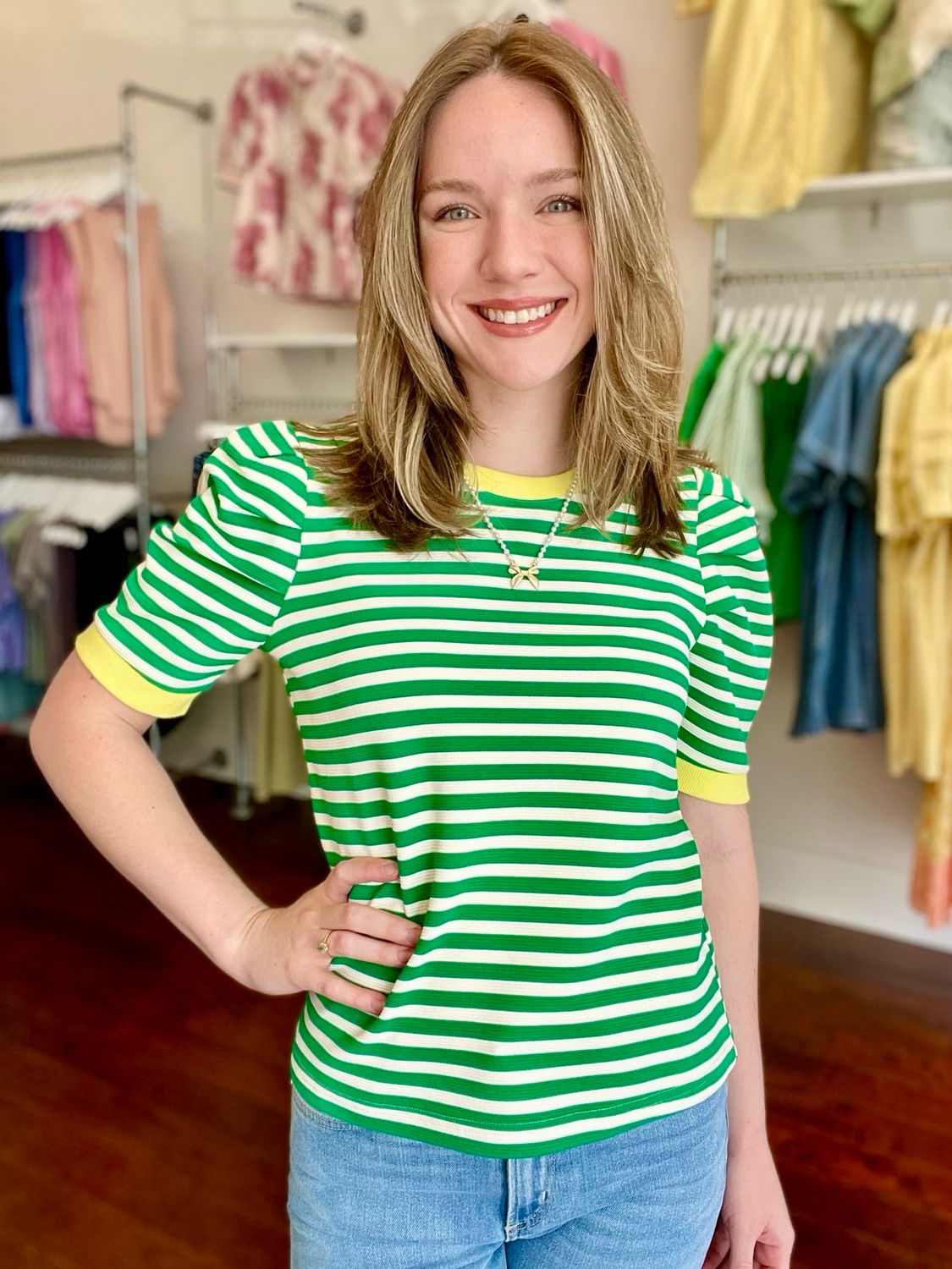 Striped Pullover Top