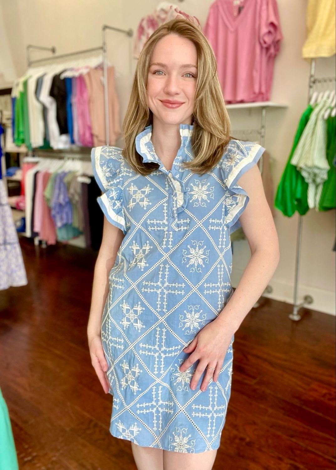 Cross Stitch Embroidered Dress