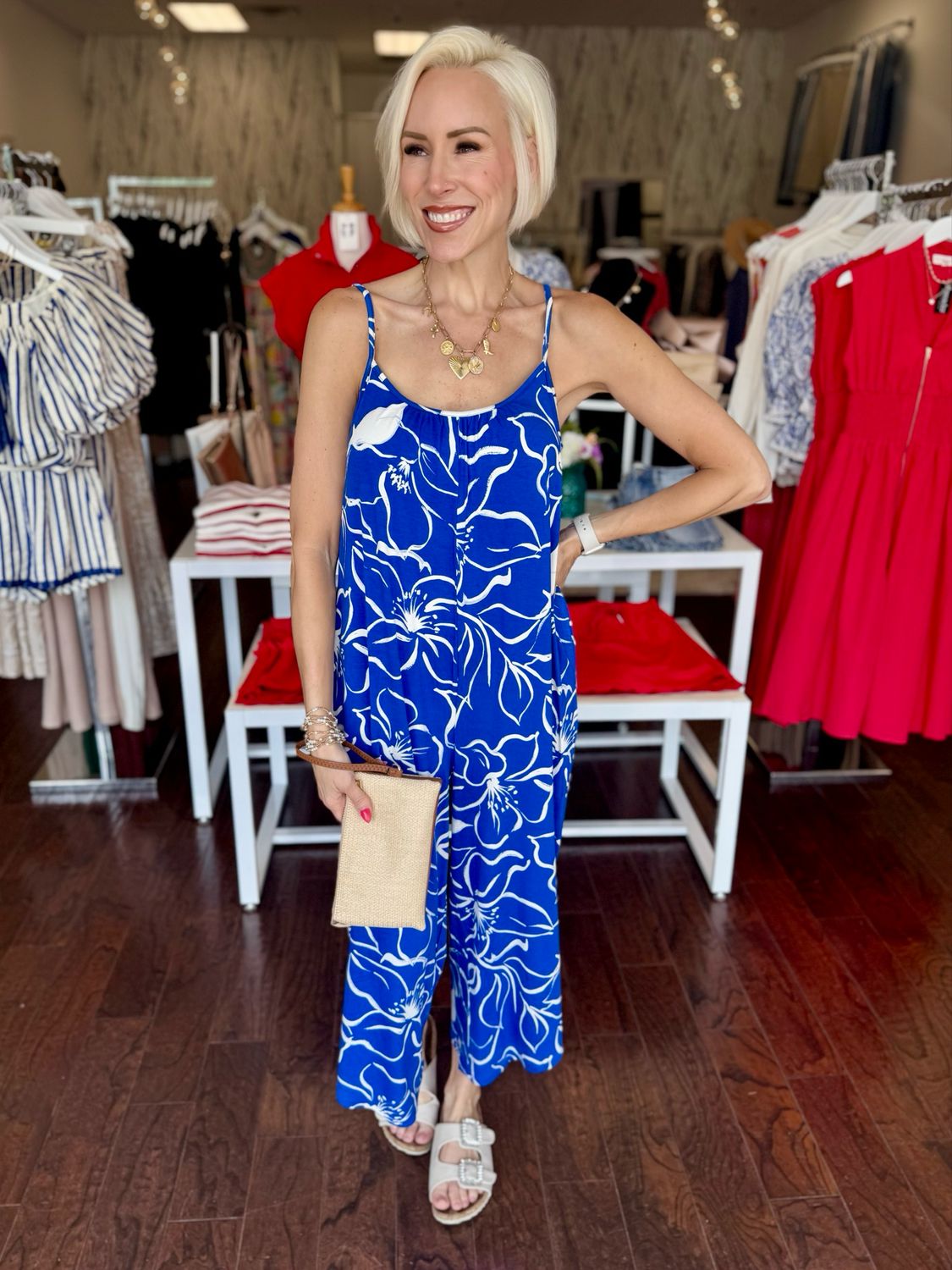 Cala Floral Flared Jumpsuit