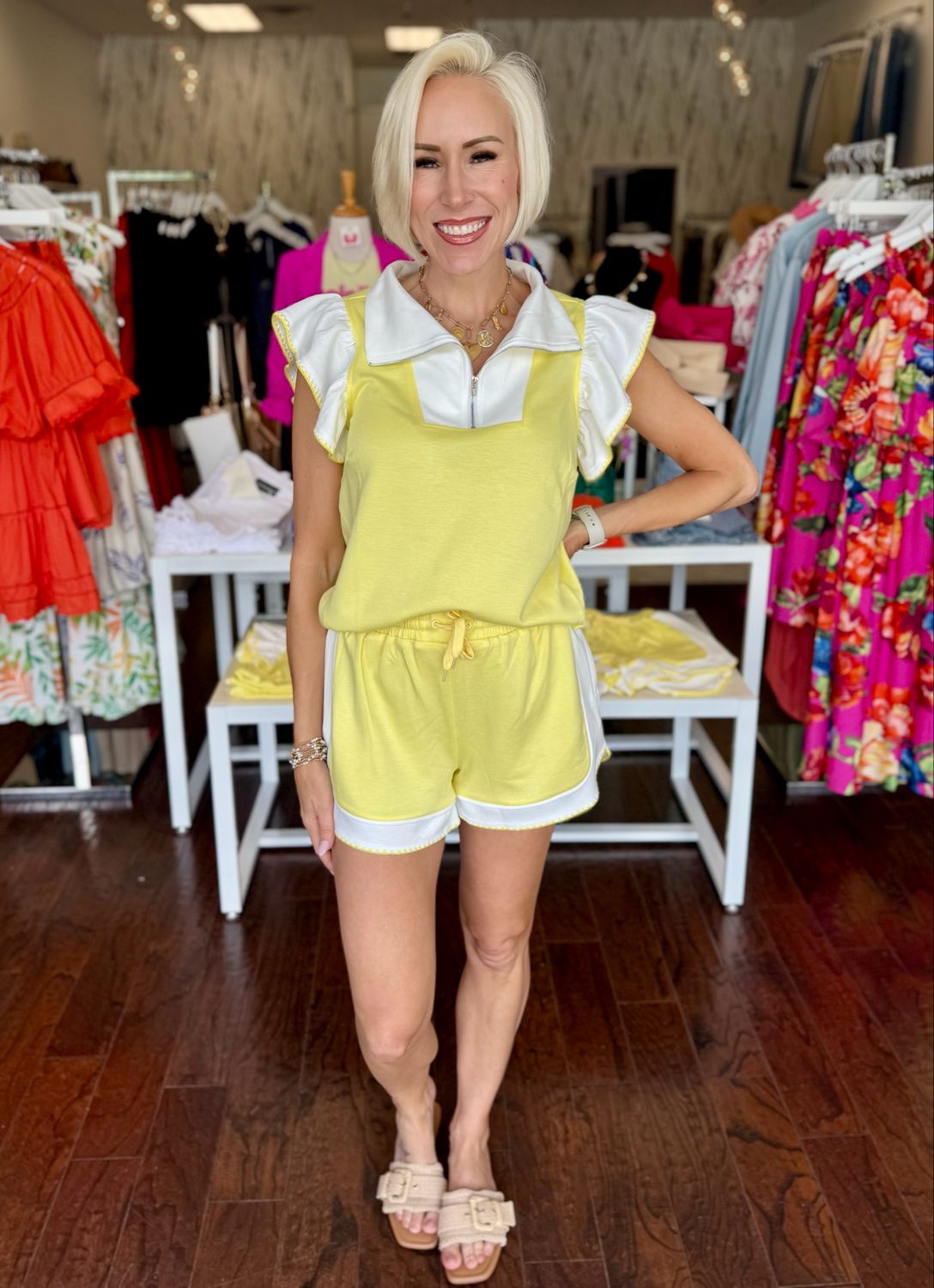 LuxeKnit Athletic Skorts