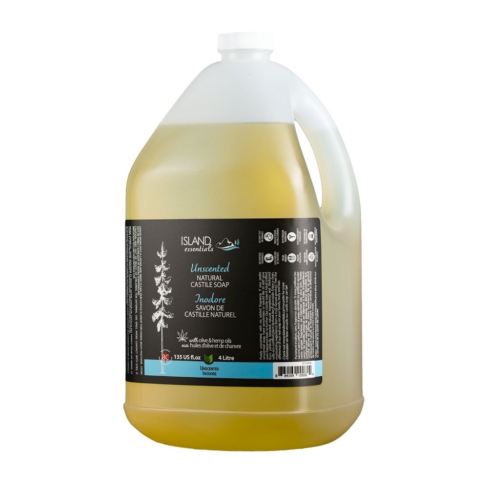 [REFILL/g] Natural Castile Liquid Soap, Scent: unscented