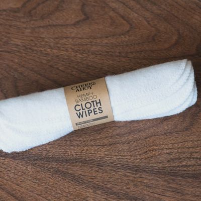 Hemp + Bamboo Cloth Wipes