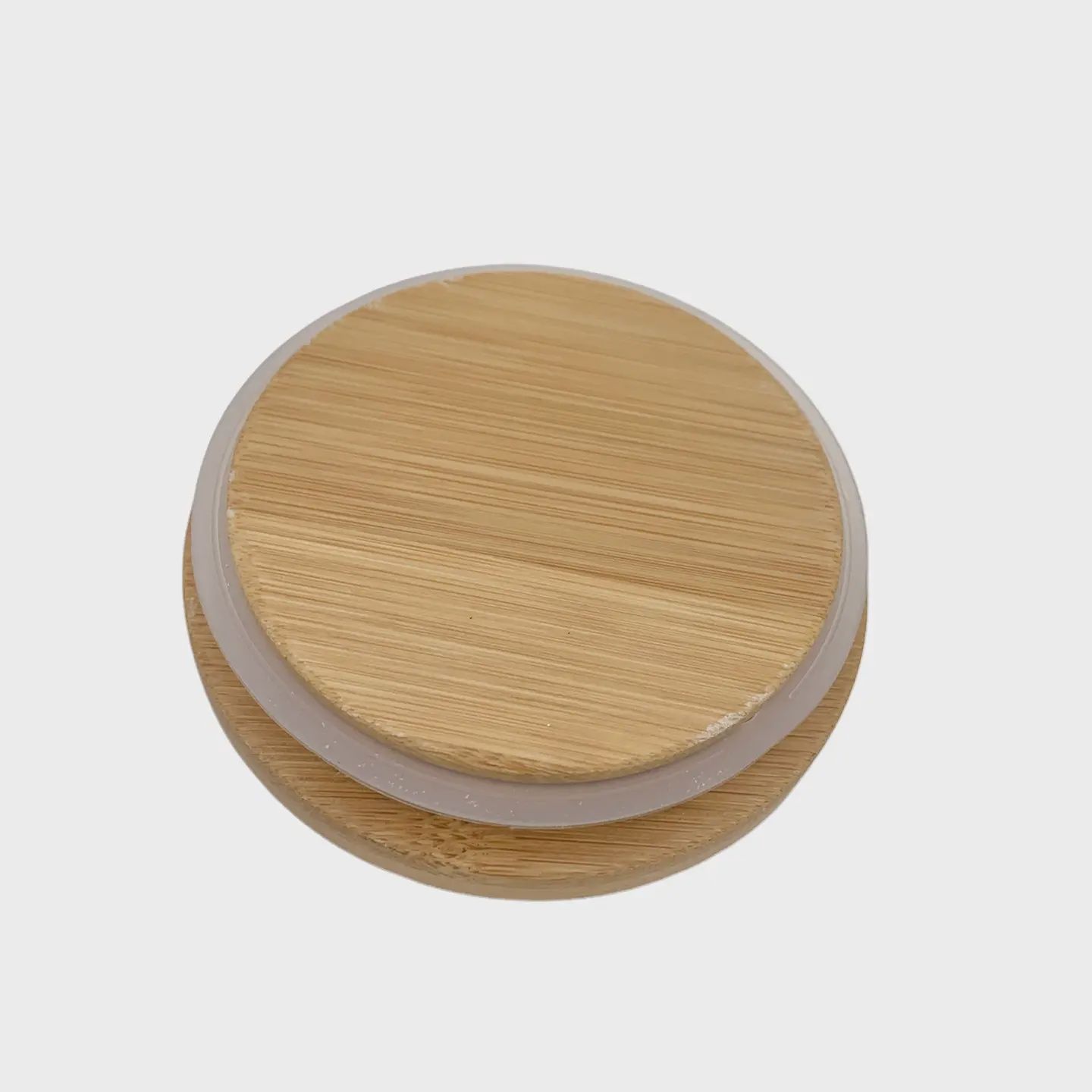 Bamboo Mason Jar Lids, Size: wide mouth