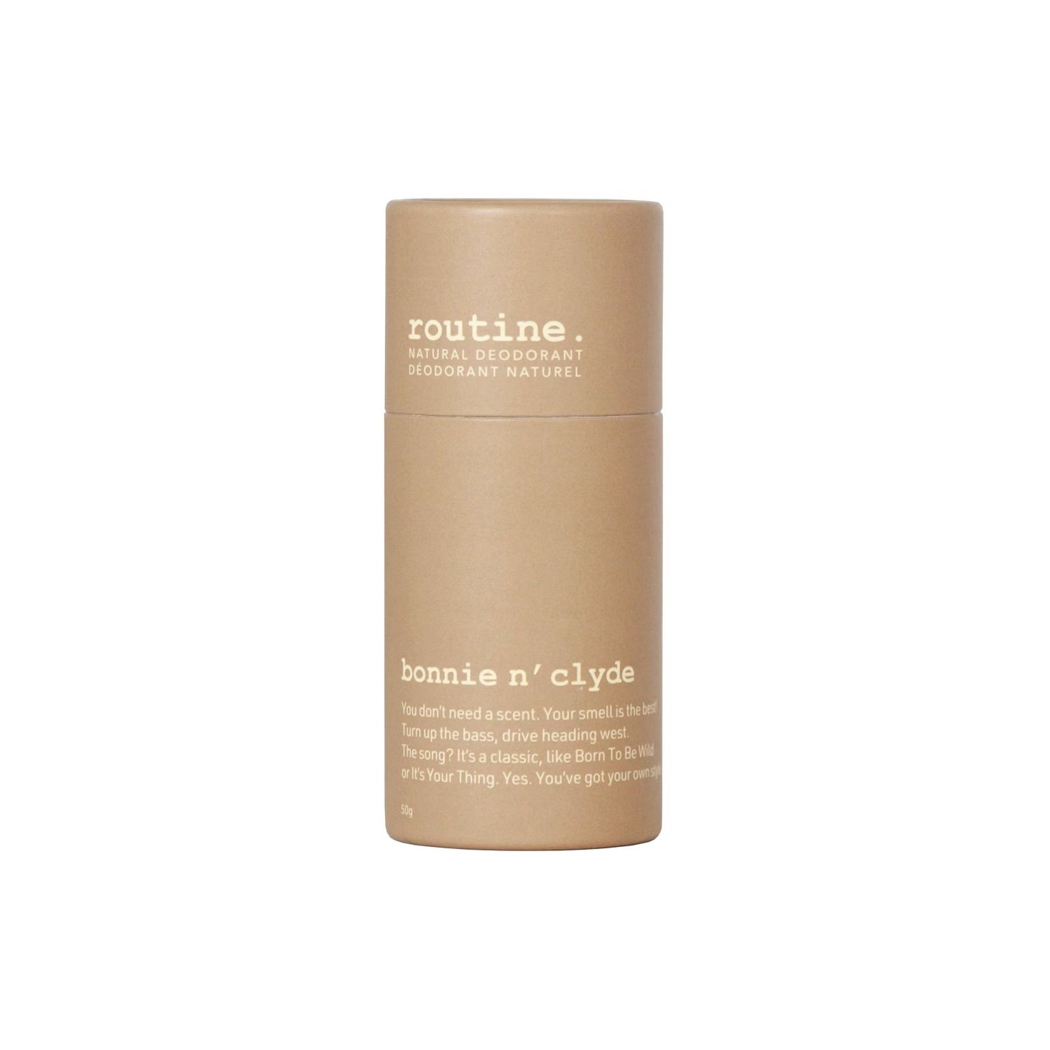 Natural Deodorant - Bonnie n&#39; Clyde, Size: 50g stick