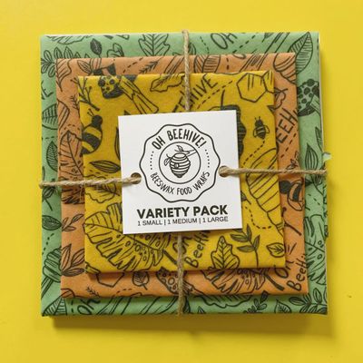 Beeswax Food Wrap Variety Pack