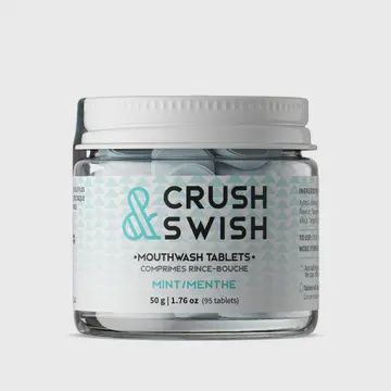 Crush &amp; Swish Mouthwash Tablets
