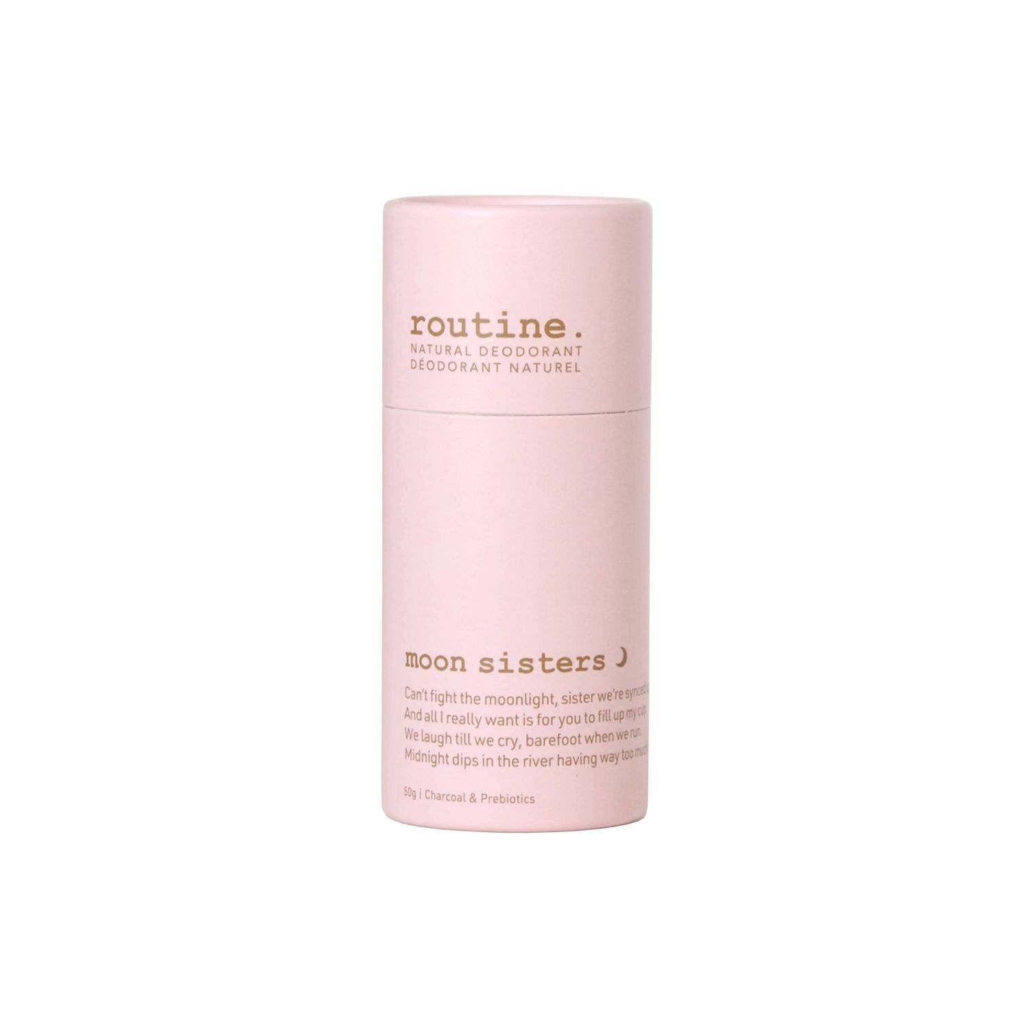 Natural Deodorant - Moon Sisters [charcoal], Size: 50g stick
