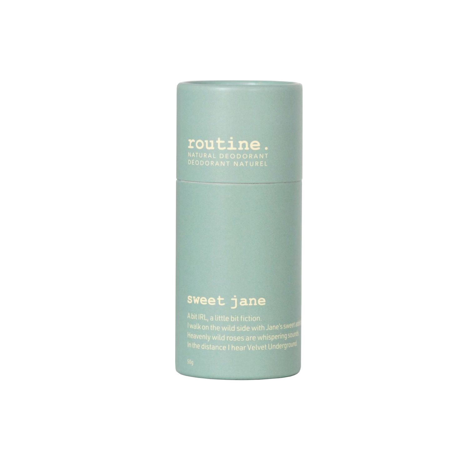 Natural Deodorant - Sweet Jane, Size: 50g stick