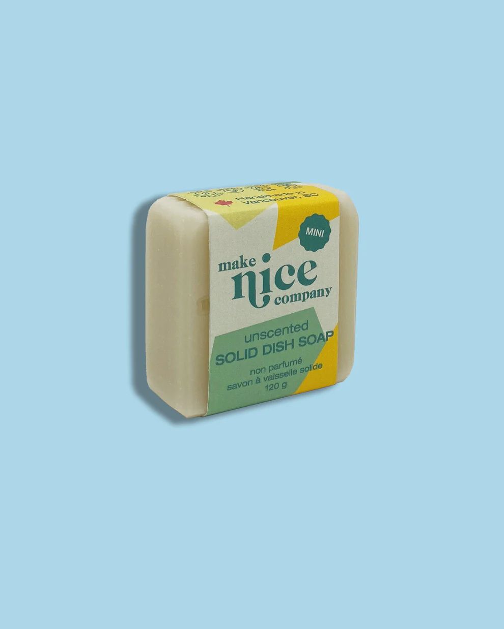 Solid Dish Soap - Assorted, Scent: unscented, Size: mini | 120g