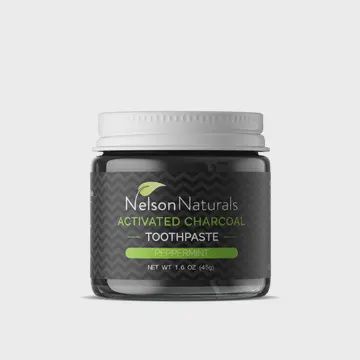 Activated Charcoal Toothpaste - Peppermint, Size: 45g