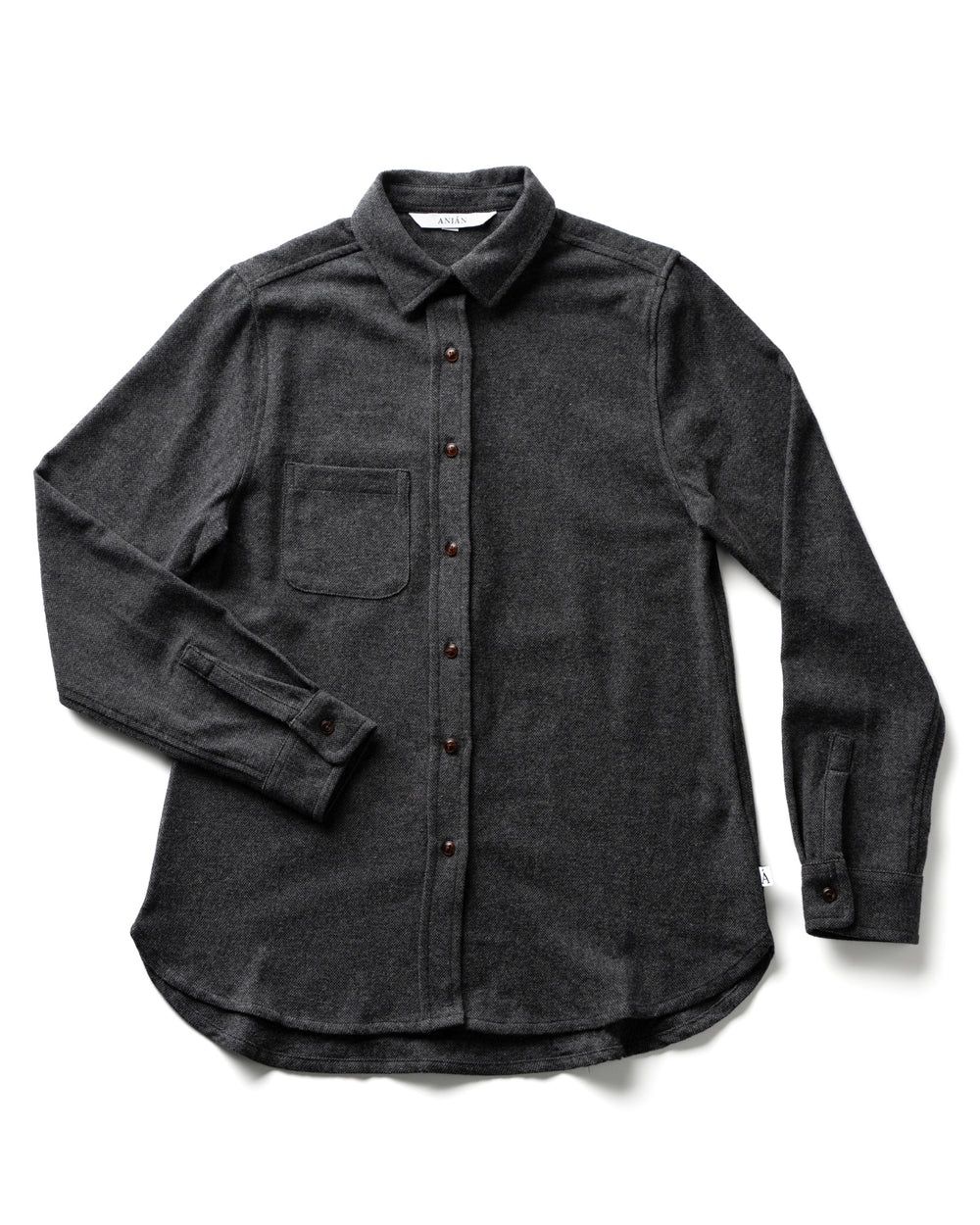 W The Studio Shirt, Colour: greystone, Size: m