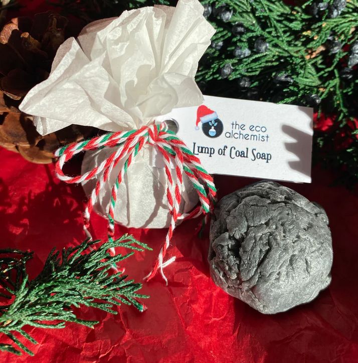 Lump of Coal Soap | Peppermint Mocha Lump of Coal Soap | Peppermint Mocha