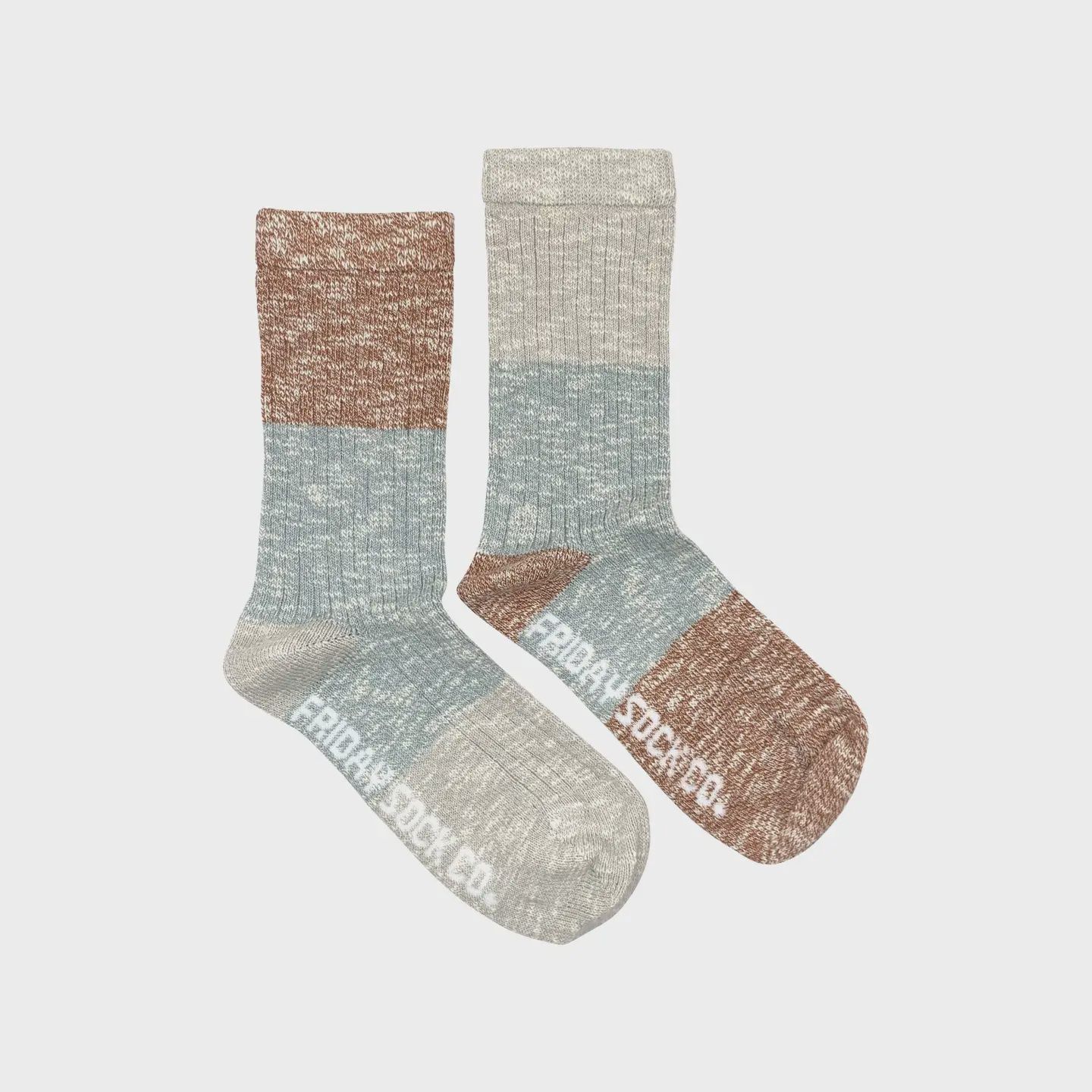 Mismatched Camp Socks | Women, Pattern: coastline