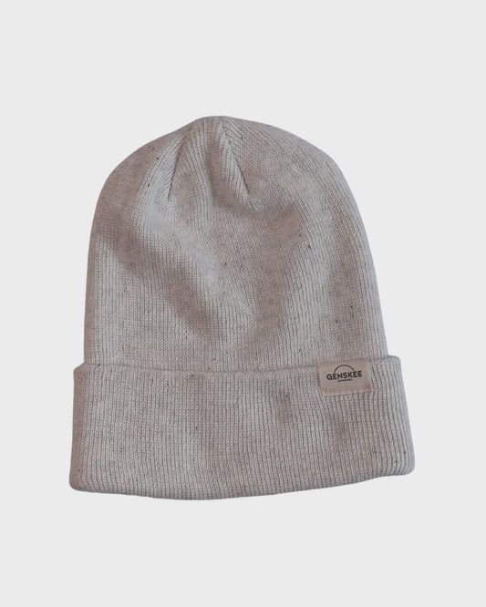 The Fine Knit Beanie*, Colour: ash