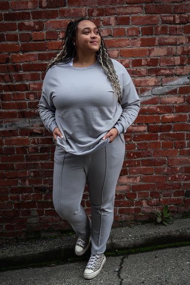 The Basic Sweatshirt *, Colour: grey, Size: 3x