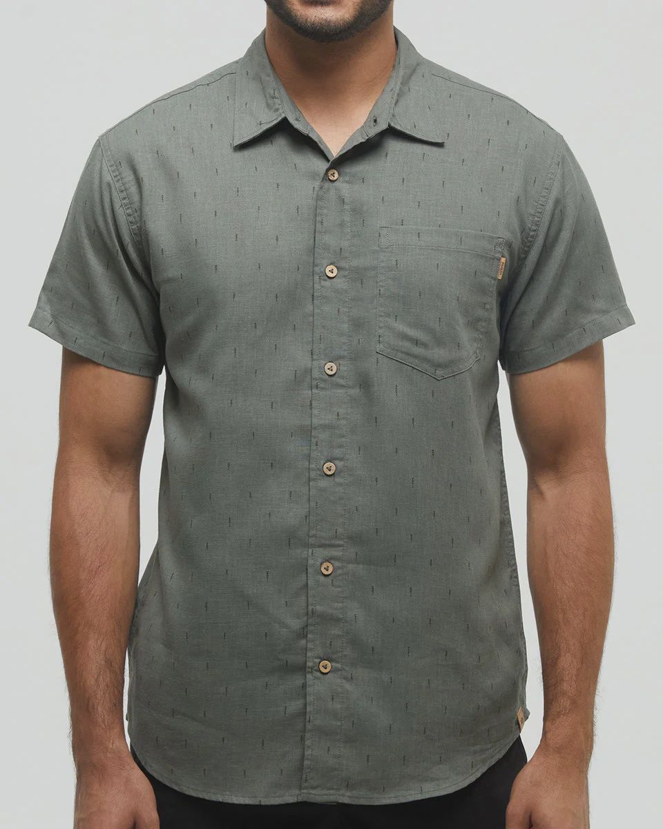 Mancos Shirt | Men, Size: s, Colour: agave green/small tree/deep olive