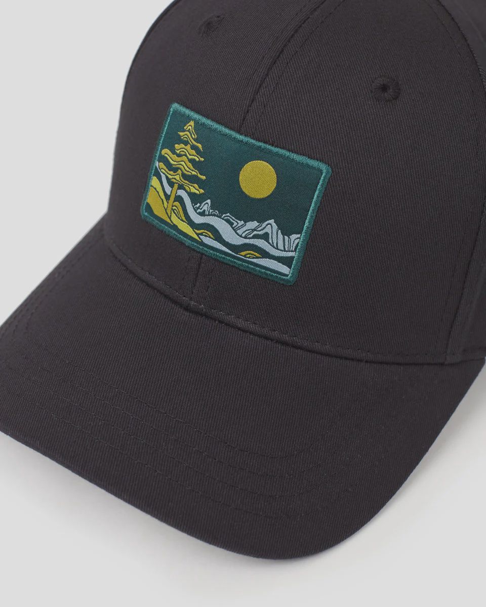Emerald Edge Elevation Hat, Colour: meteorite black/bistro green