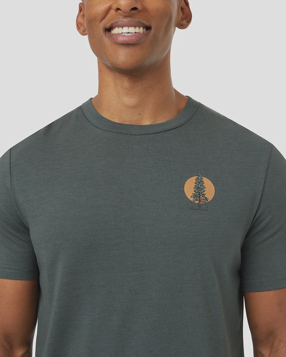 Douglas Fir T-Shirt | Men, Size: s, Colour: urban green/camel