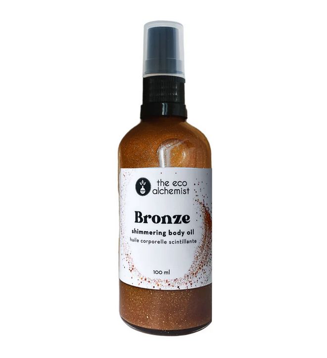 Bronze Shimmering Body Oil, Closure: pump