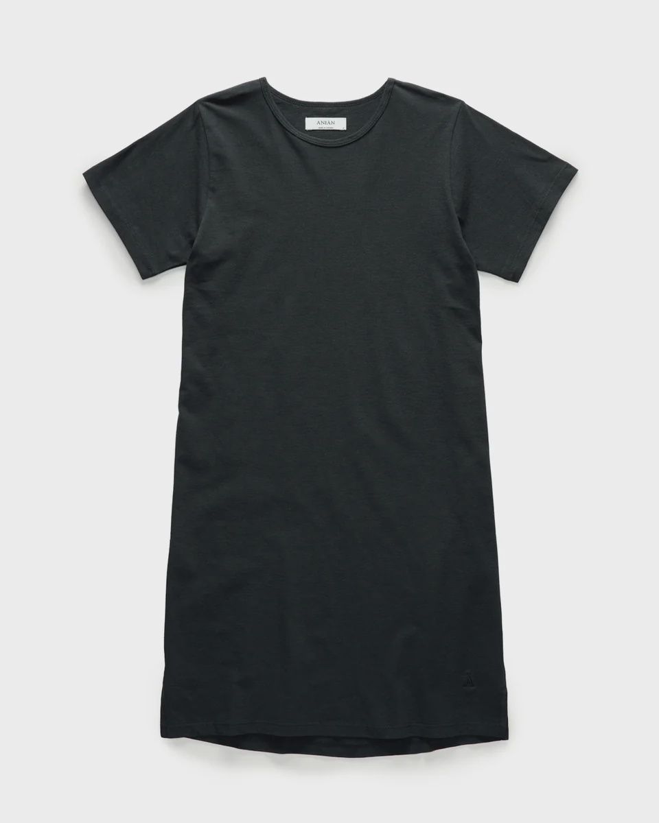 The Circular Tee Dress, Size: xs, Colour: black