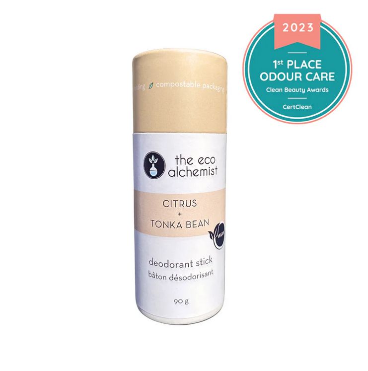Mineral Deodorant Stick - Citrus + Tonka Bean