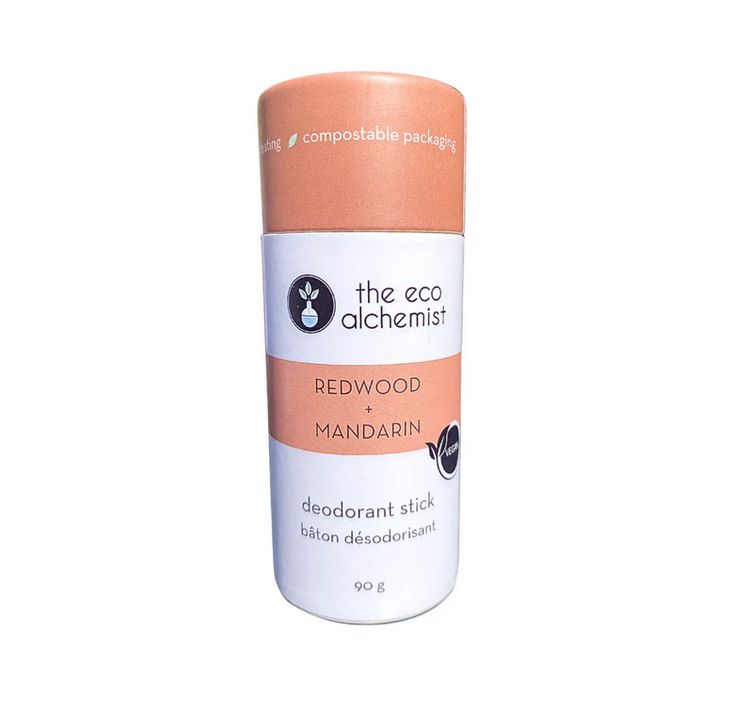 Mineral Deodorant Stick - Redwood + Mandarin