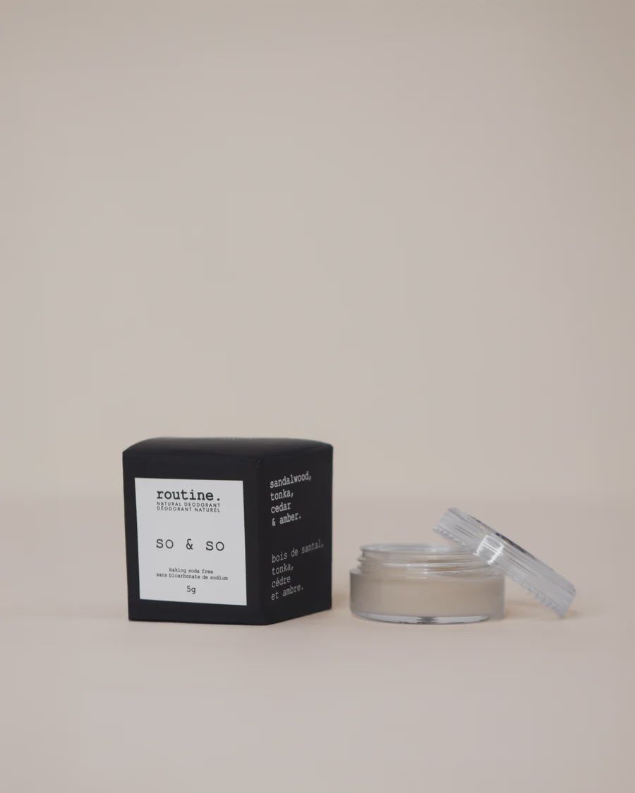 Natural Deodorant - So &amp; So BSF | MINI 5g Jar