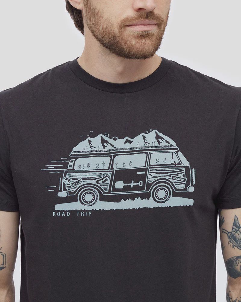M Road Trip T-Shirt, Colour: Meteorite Black, Size: XL