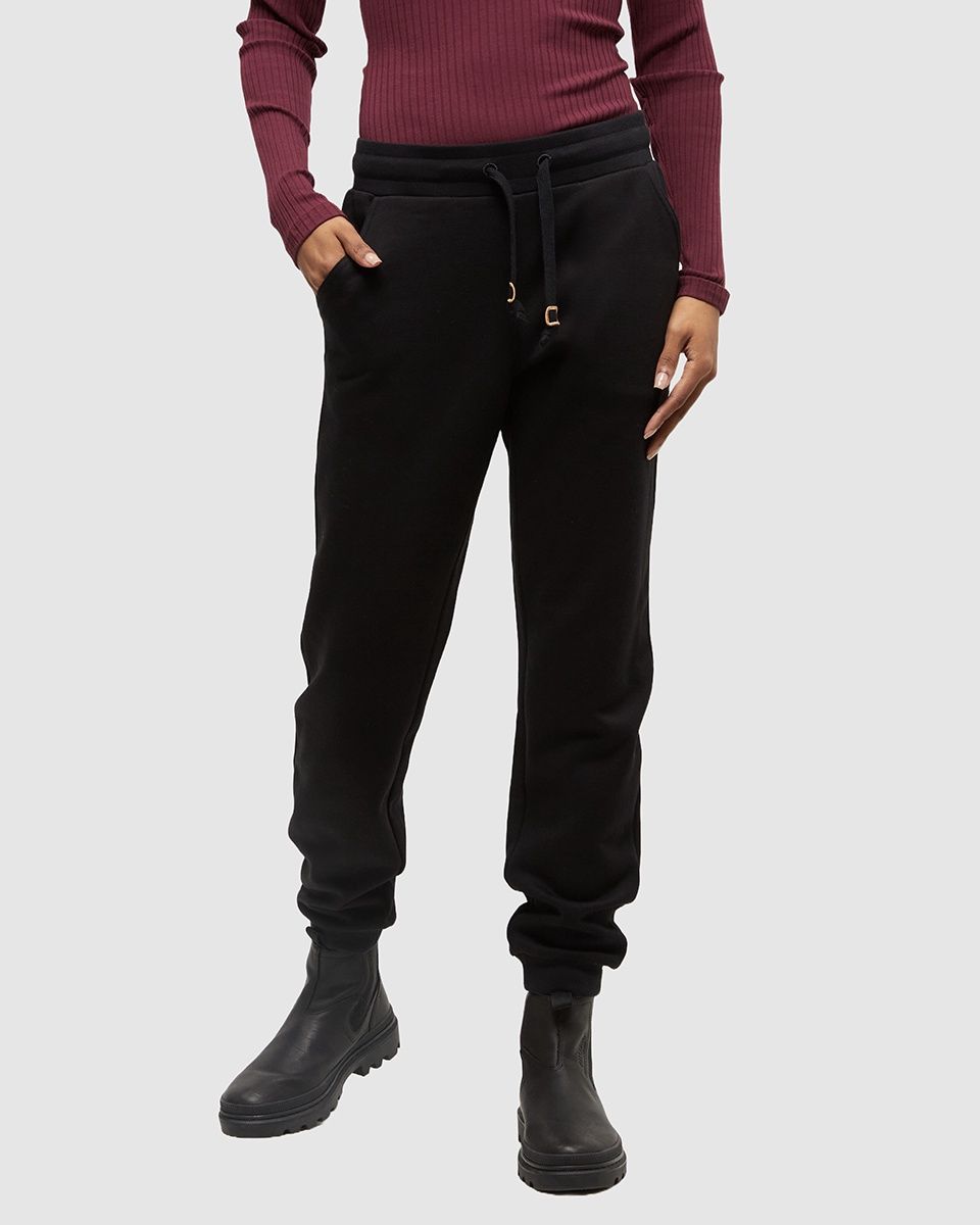 W TreeFleece Bamone Sweatpant, Colour: Meteorite Black, Size: XL