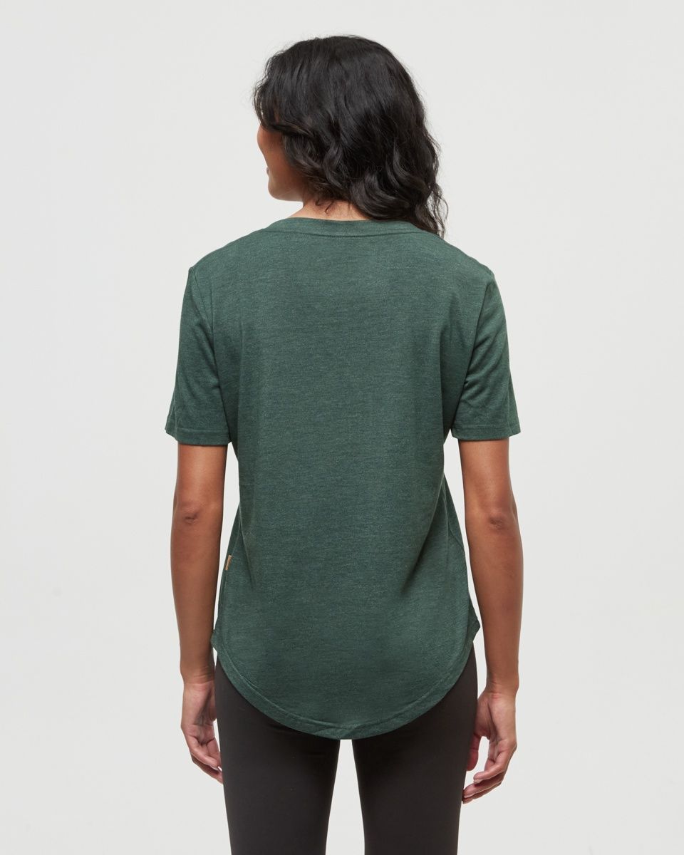 W Brackley T-Shirt, Colour: Forest Pine Heather, Size: L