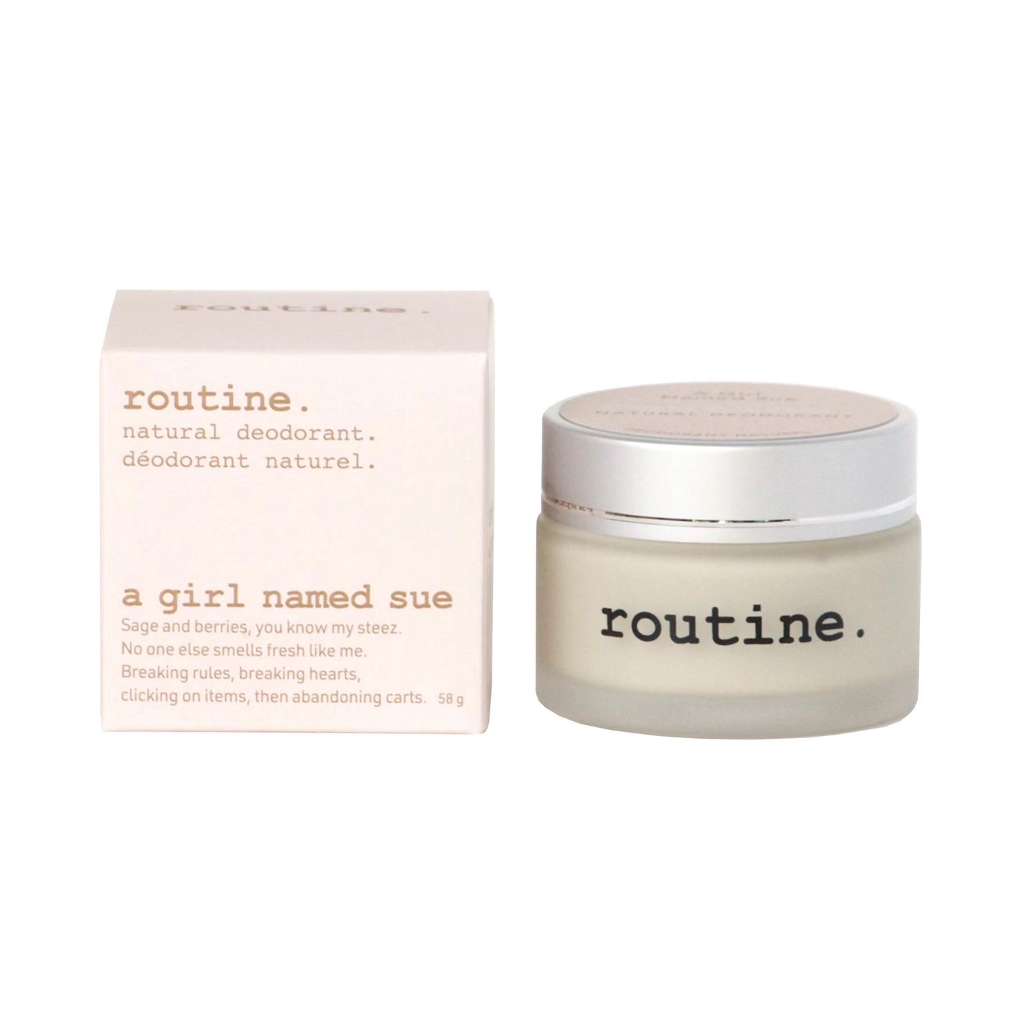 Natural Deodorant - A Girl Named Sue*, Size: 58g jar