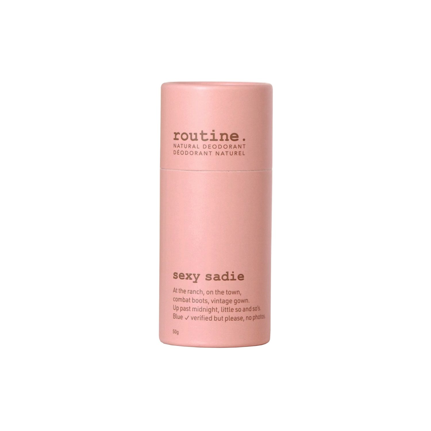 Natural Deodorant - Sexy Sadie, Size: 50g stick