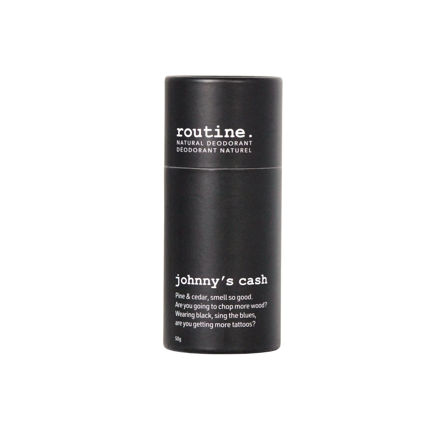 Natural Deodorant - Johnny's Cash, Size: 50g stick