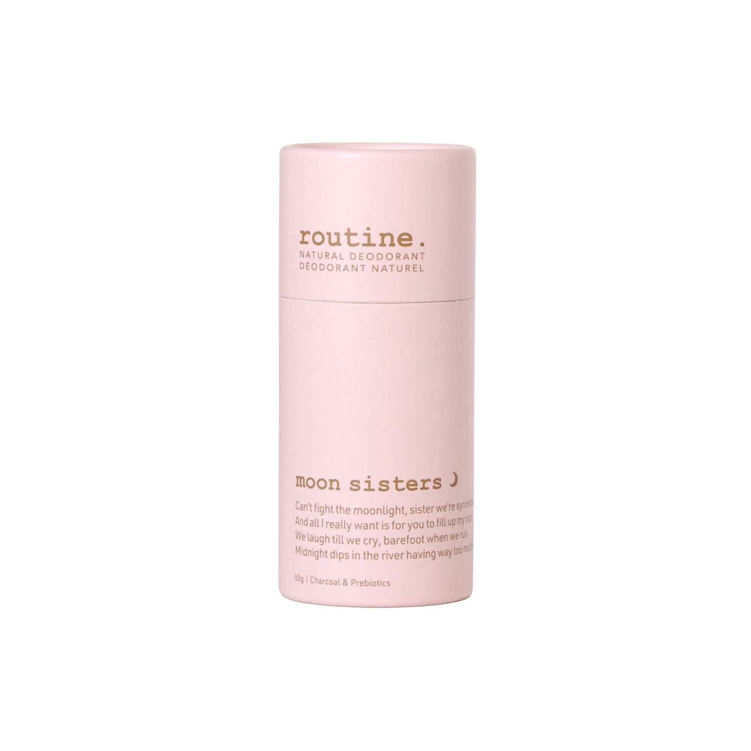 Natural Deodorant - Moon Sisters [charcoal], Size: 50g stick