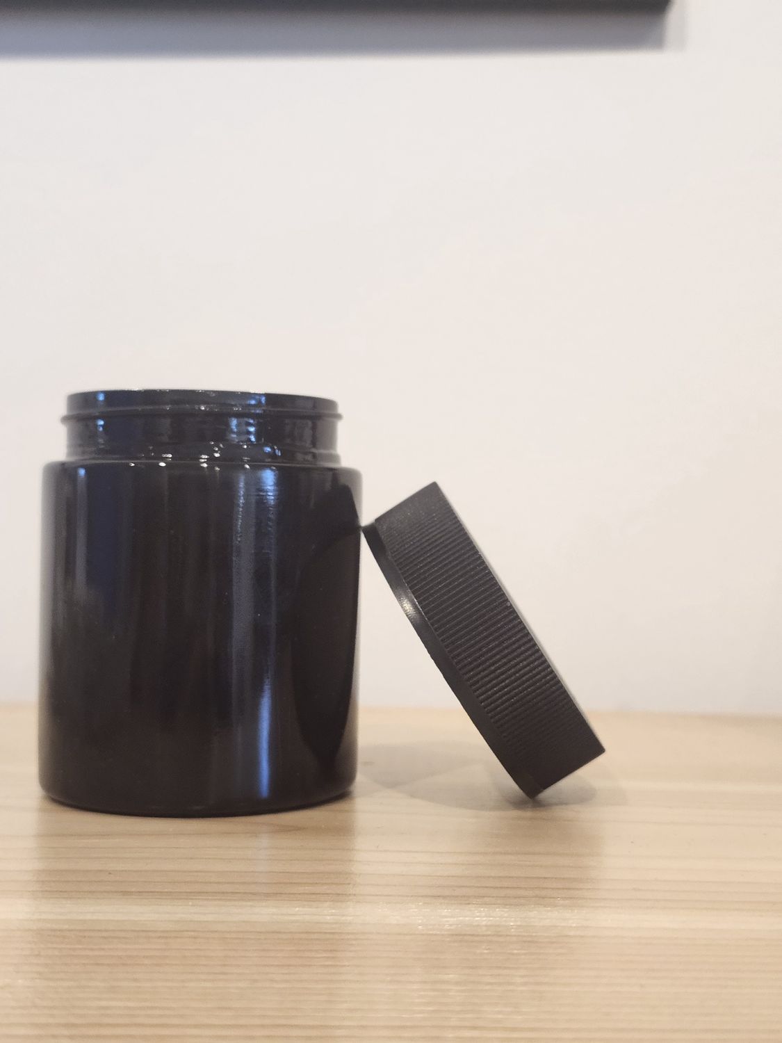 Glass Straight Wall Jars w/ CR Cap