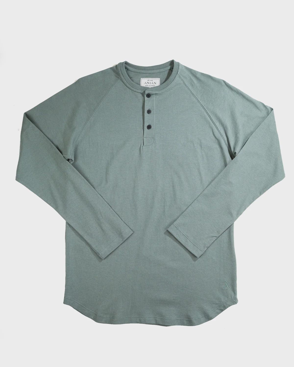 U The Circular Henley*, Colour: Sage, Size: XS