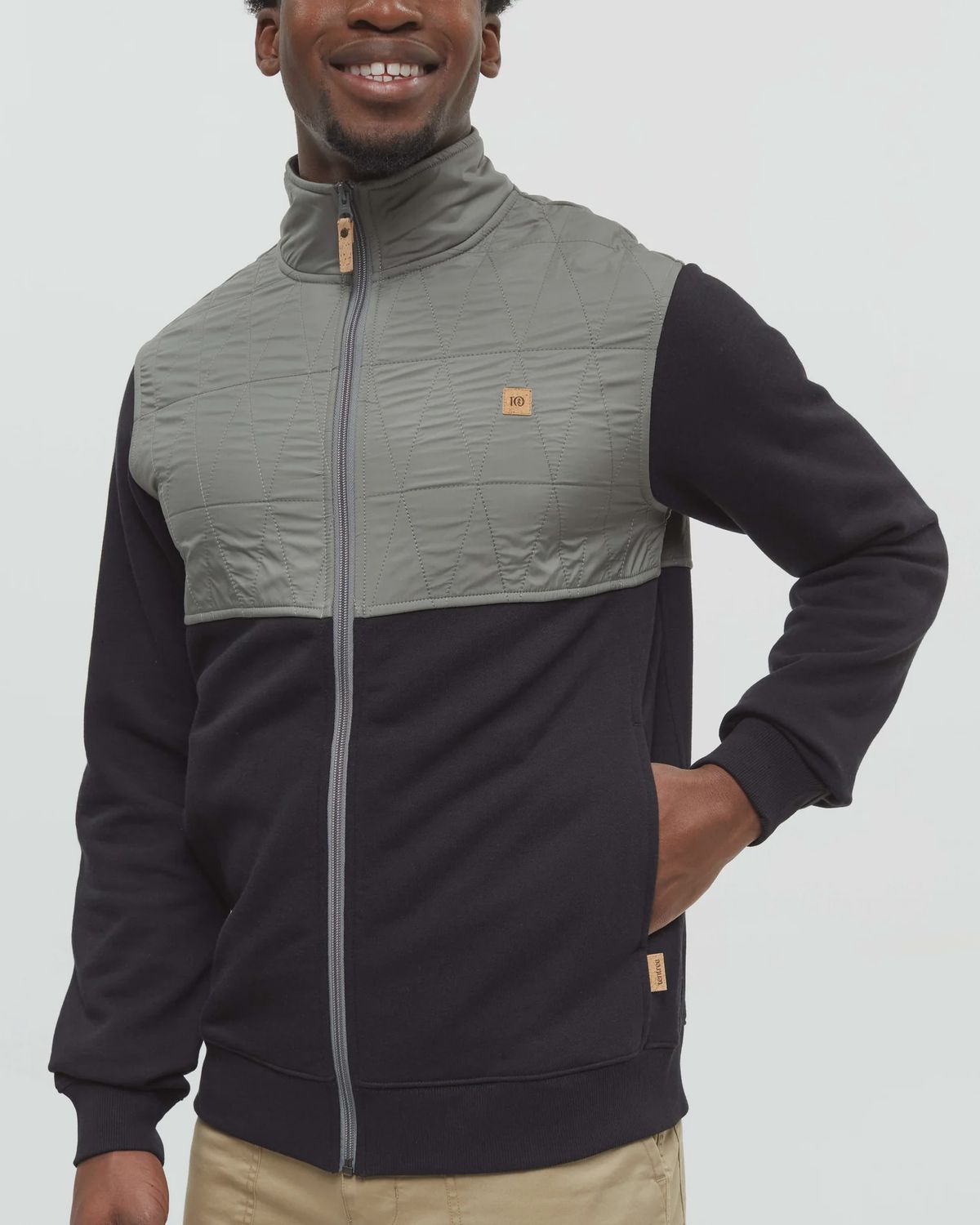 M Westmount Full Zip*, Colour: Meteorite Black/Mineral, Size: S