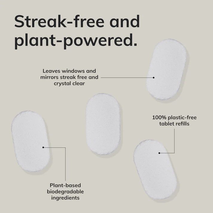 Glass + Mirror Cleaner Tablet