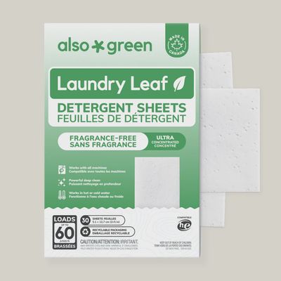 Laundry Leaf Detergent Sheets