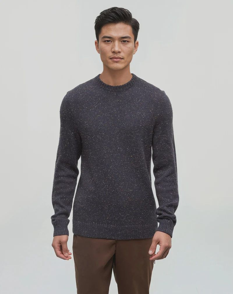 M Rambler Sweater*, Colour: Midnight Blue Nep, Size: L