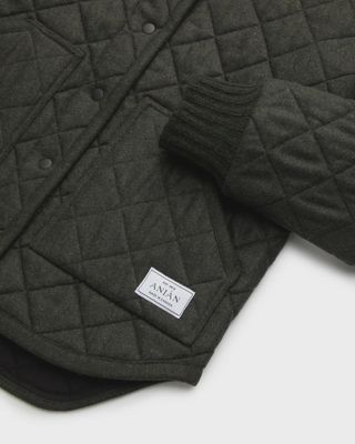 W The Quilted Wool Jacket*