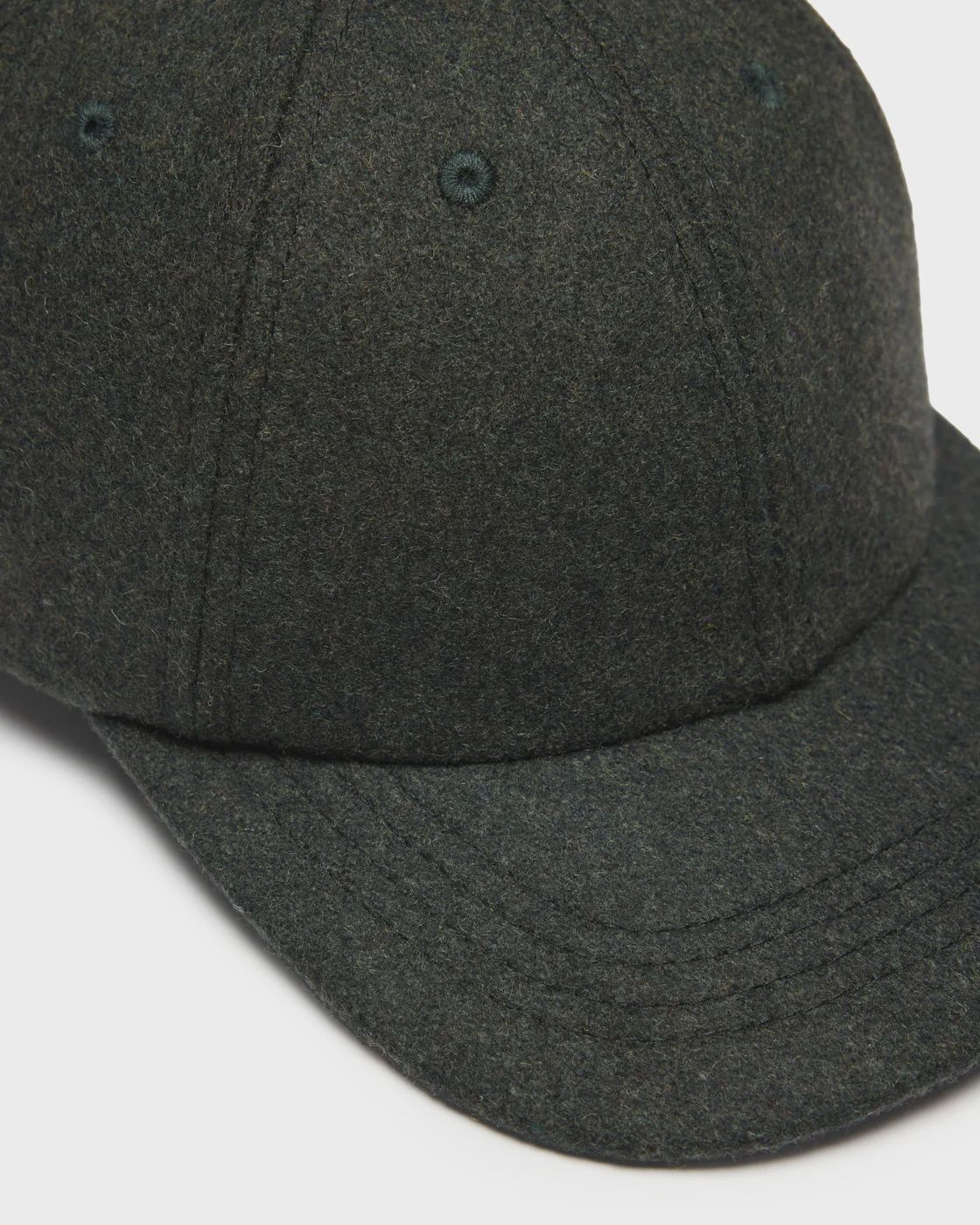 The Melton Wool Cap, Colour: Olive
