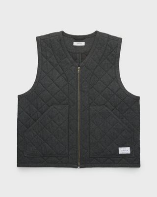 M The Quilted Wool Vest*