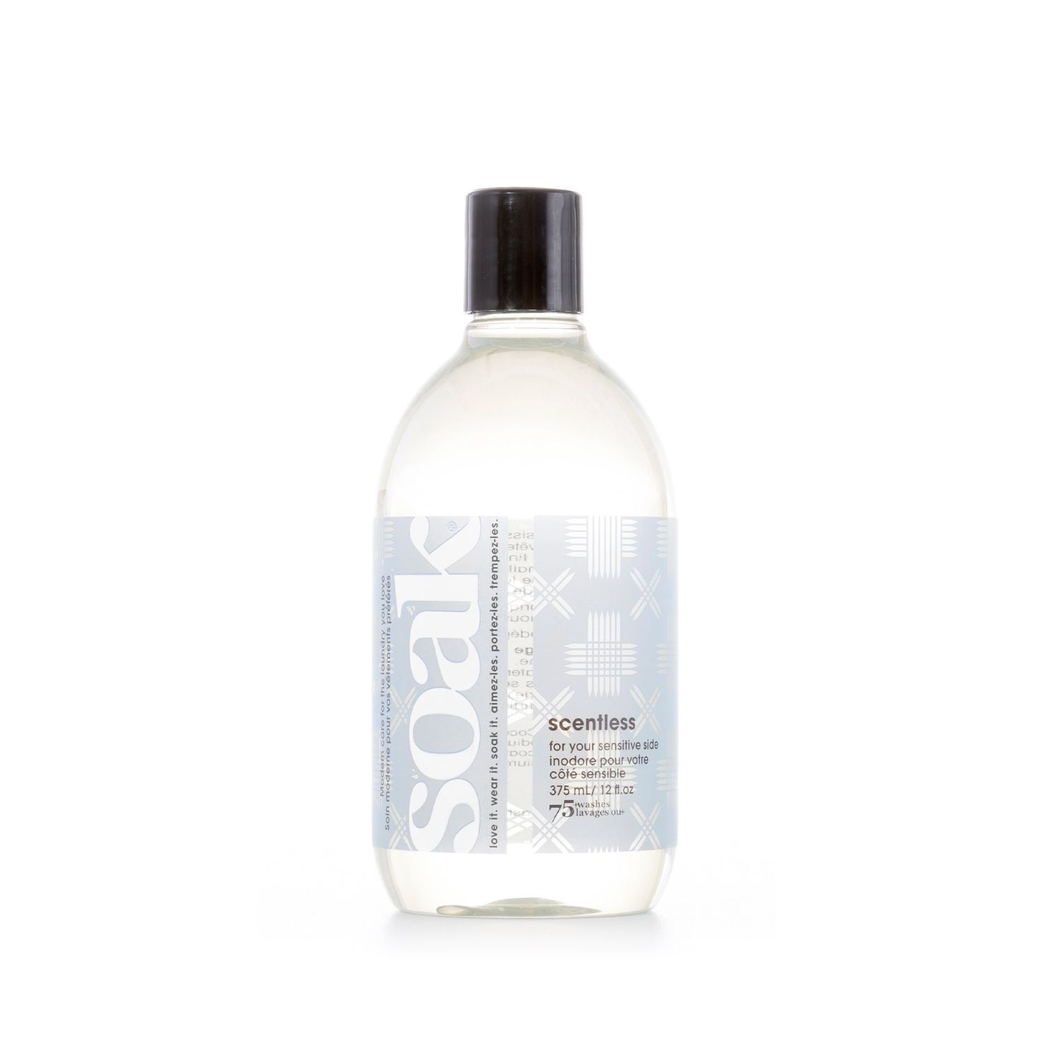 SOAK Laundry Wash, Scent: Scentless, Size: 375ml (12oz)