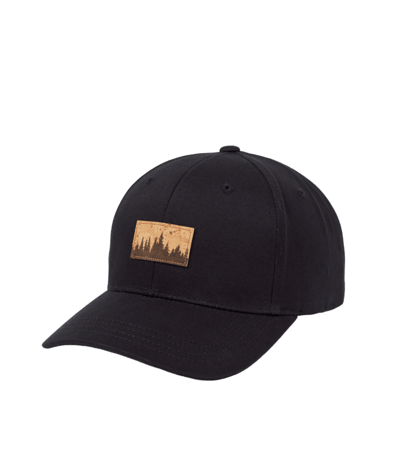 U Juniper Cork Patch Elevation Hat, Colour: Meteorite Black/Cork Patch